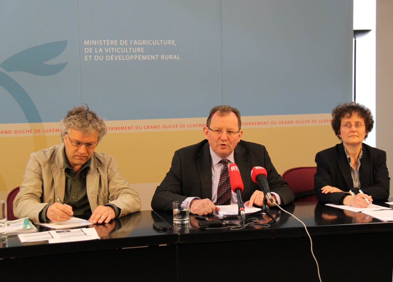 Monsieur Raymond Aenderkerk, Monsieur le Ministre Fernand Etgen, Madame Monique Faber-Decker