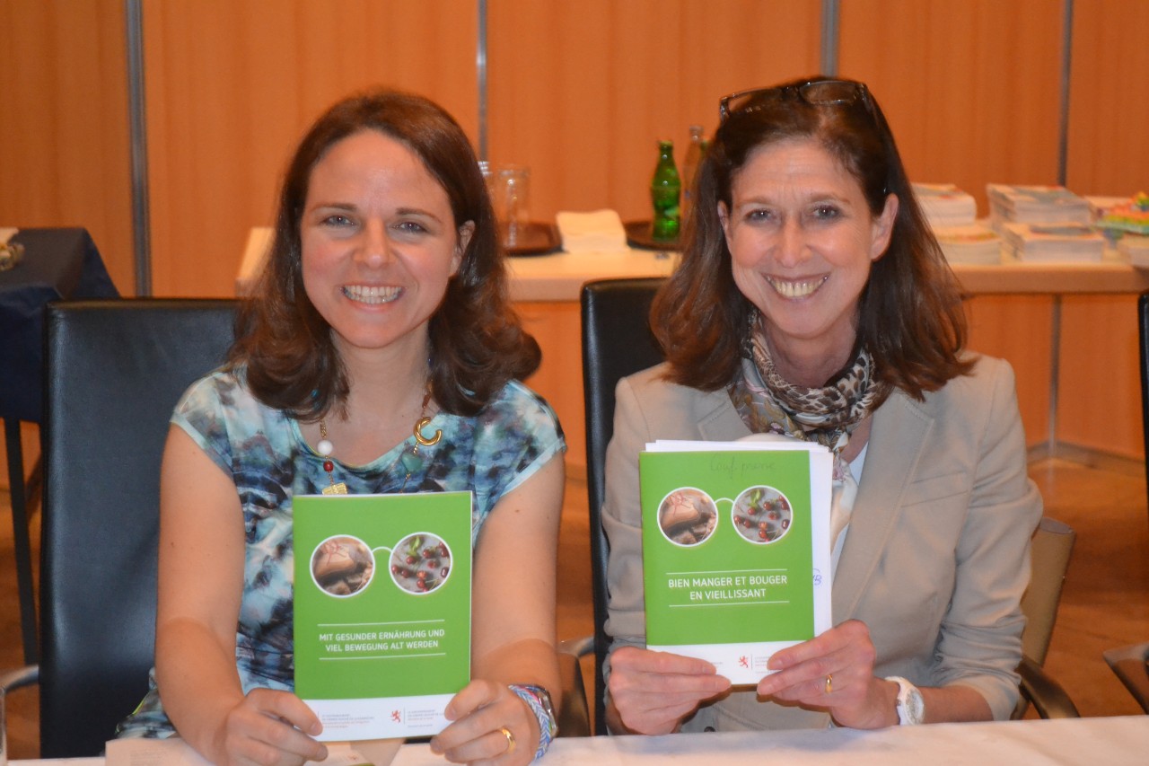 Corinne Cahen, ministre de la Famille et de l’Intégration; Lydia Mutsch, ministre de la Santé