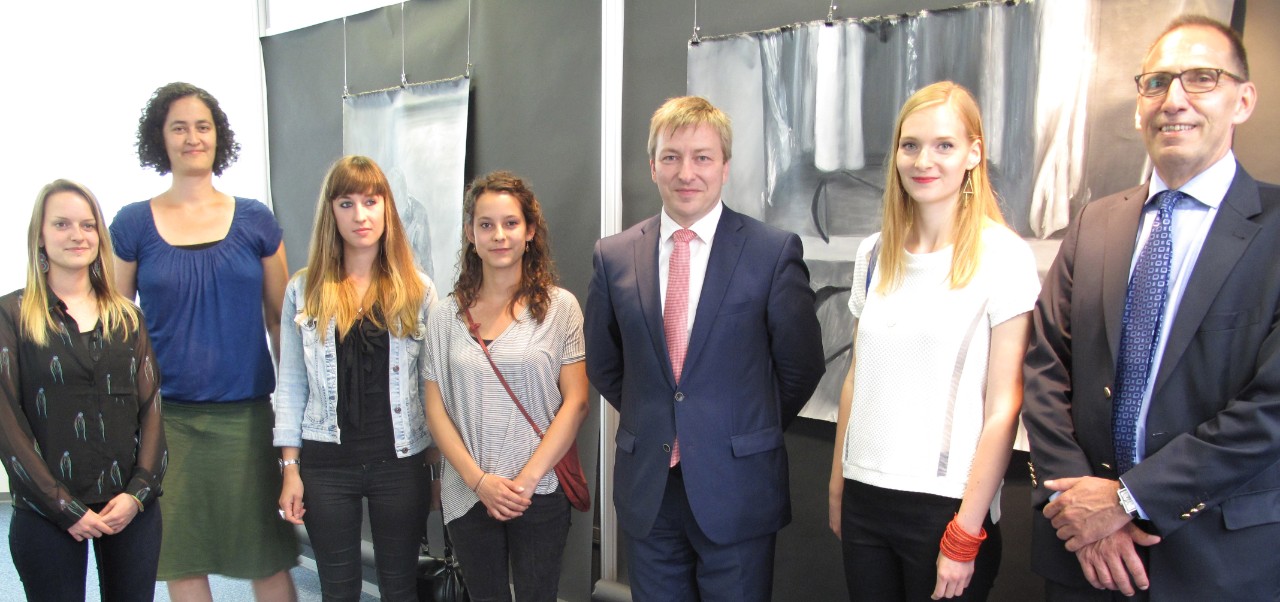 Laura Aubrée, Patricia Huynen, Deborah Theisman, Camille Lazari, Marc Hansen, Isabelle Mattern, Jerry Lenert