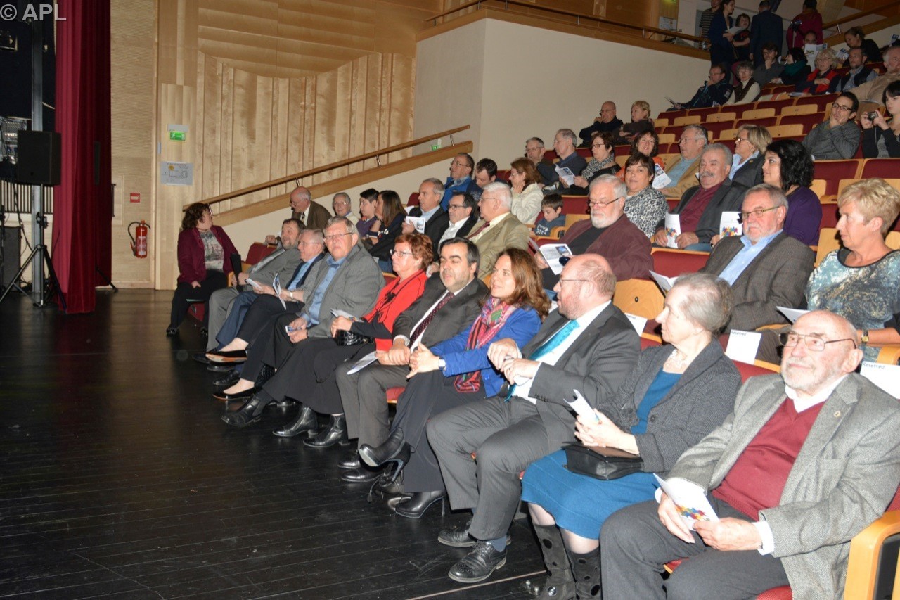 Corinne Cahen au 45e anniversaire de l'APL