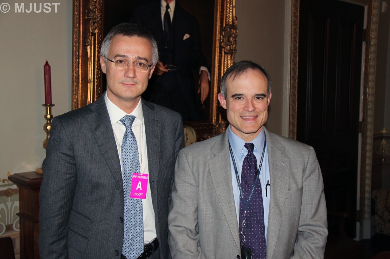 Félix Braz avec J. Michael Daniel