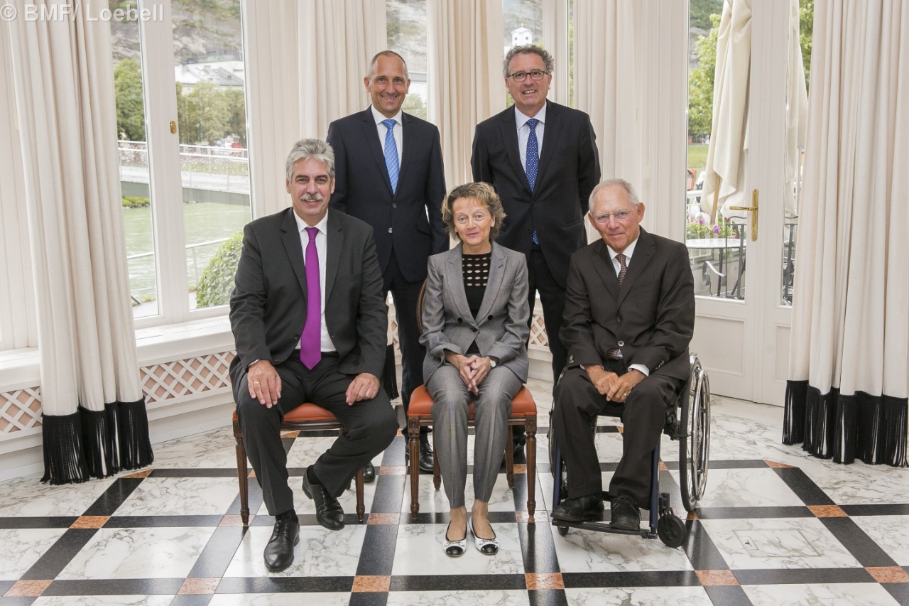 Pierre Gramegna beim Treffen der deutschsprachigen Finanzminist