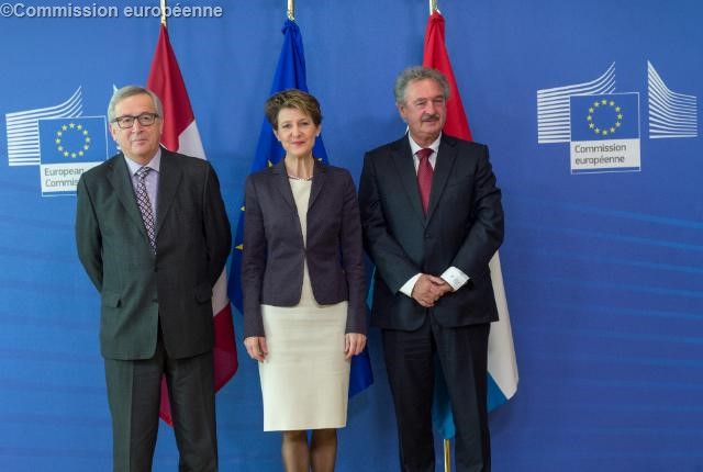 Jean-Claude Juncker, Simonetta Sommaruga, Jean Asselborn
