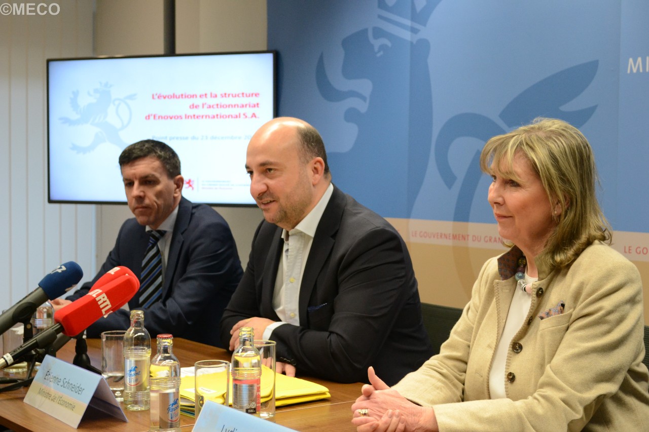 Tom Theves, Étienne Schneider, Lydie Polfer