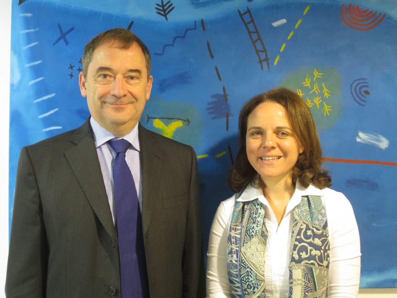 Entrevue de Corinne Cahen avec le préfet de la Moselle, Emmanuel Berthier