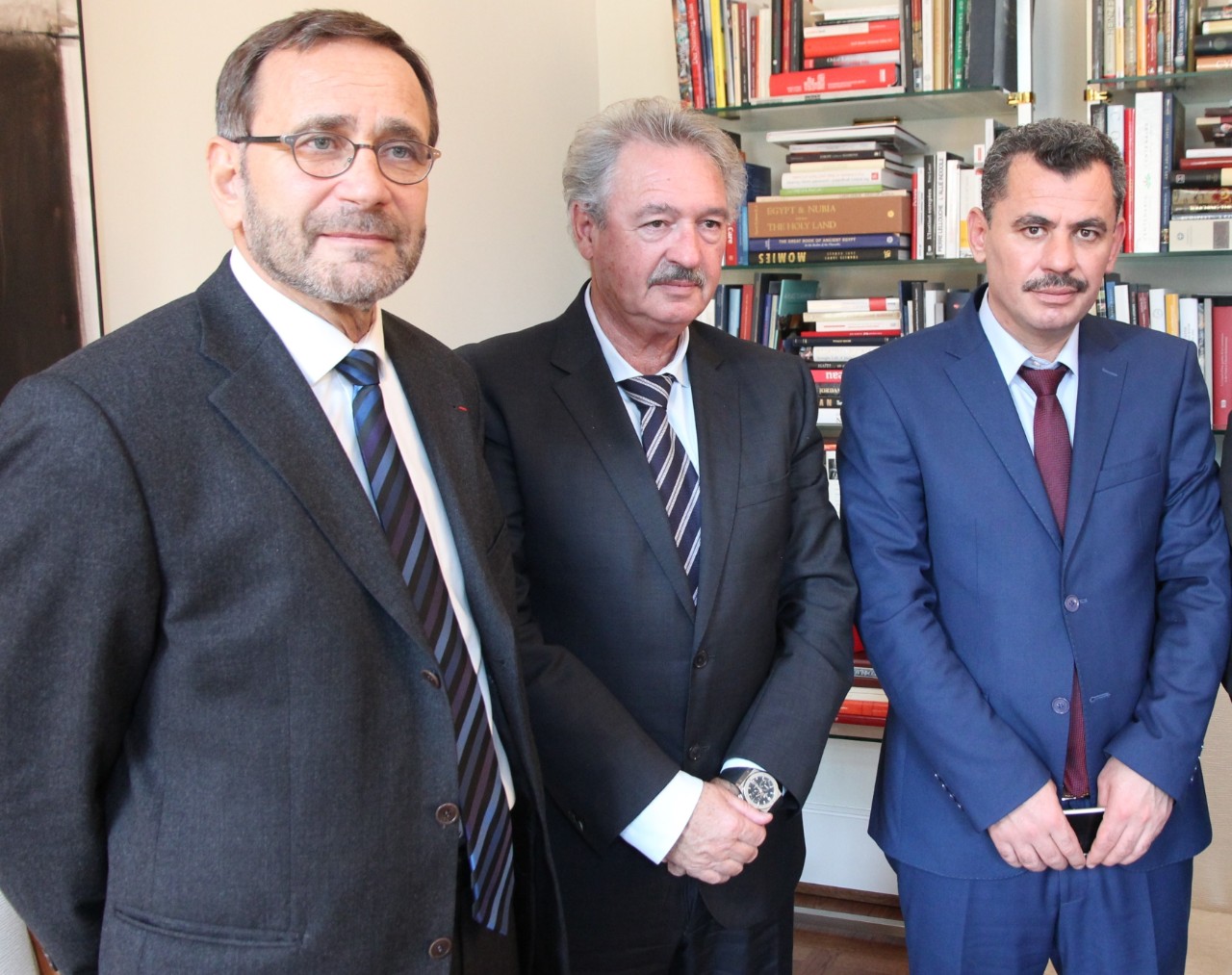 Dr Raphaël Pitti; Jean Asselborn; Brita Hagi Hassan