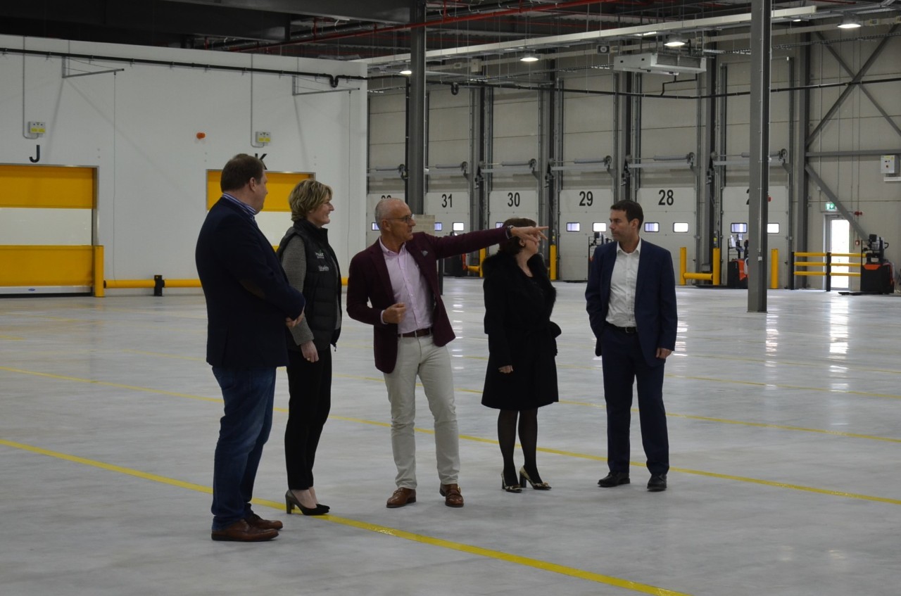 Gilles Scholtus, ministère de l’Économie; Francine Closener, secrétaire d’État à l’Économie; René Grosbusch, Grosbusch SARL; Kirsten Thannen, BGL BNP Paribas Luxembourg; Luc Zuang, ministère de l’Économie