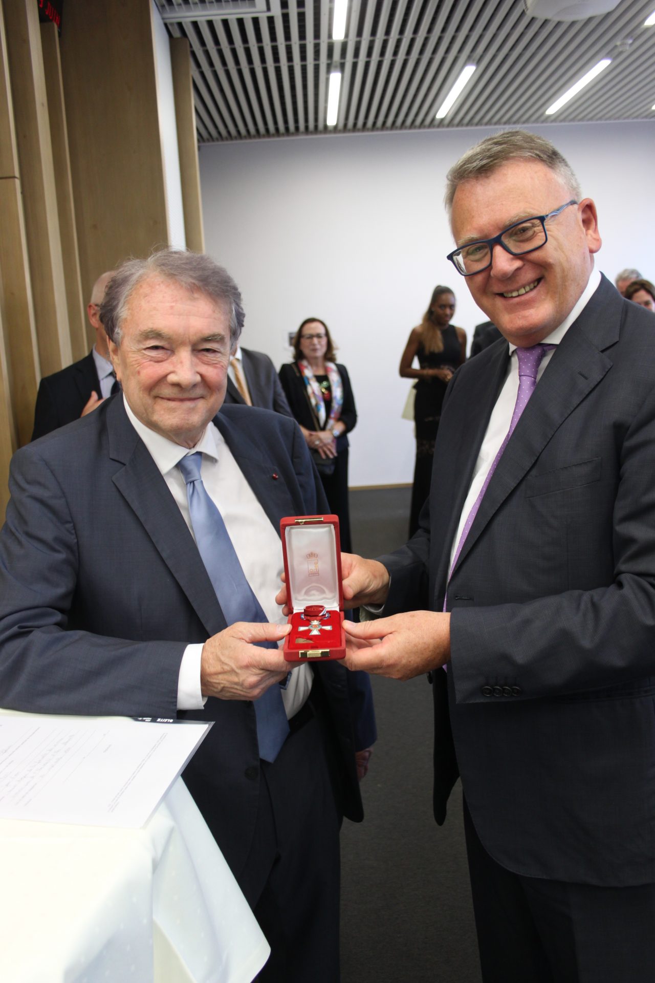 Prof. Jean-Louis Reiffers; Nicolas Schmit