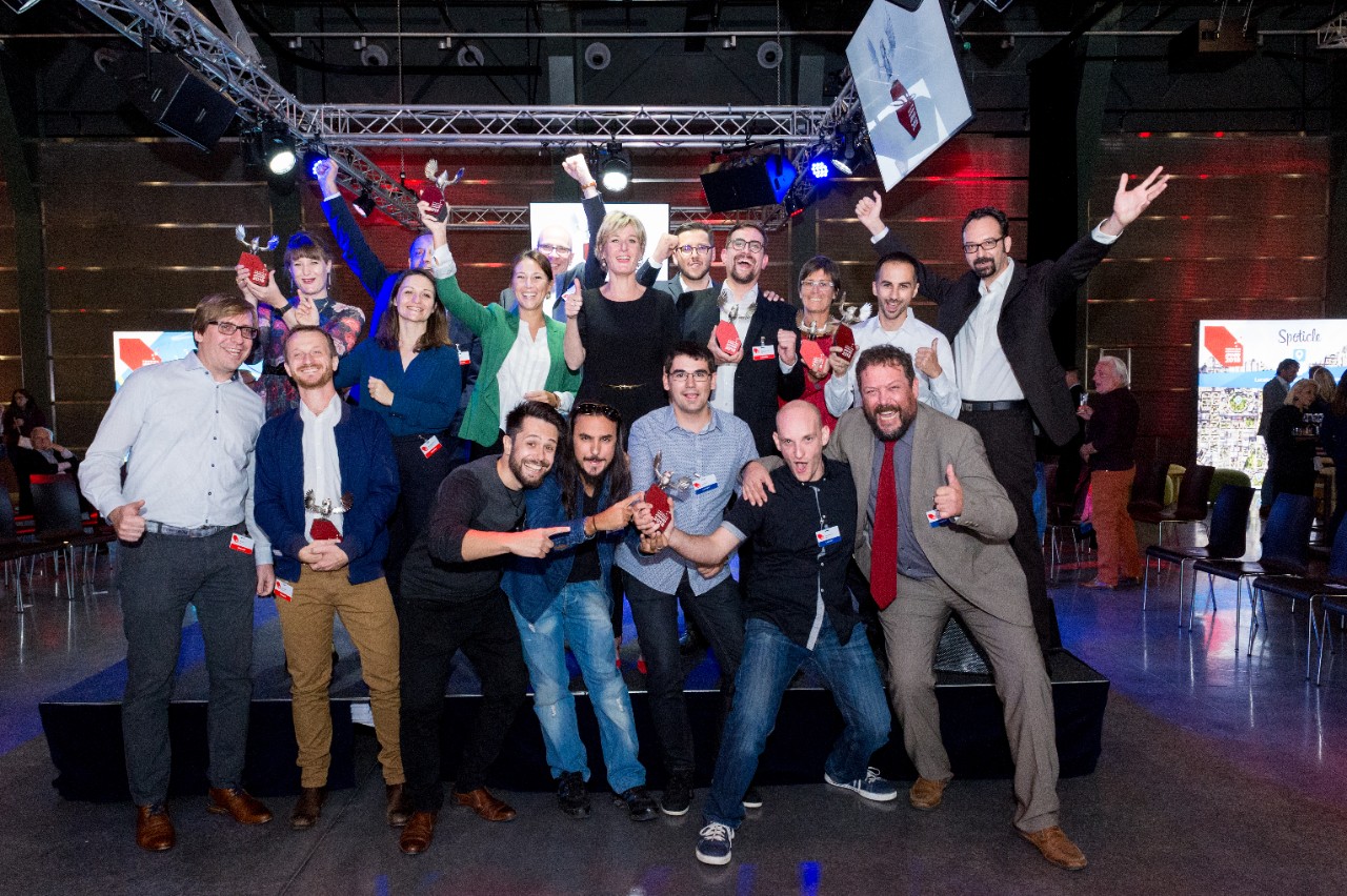 Les lauréats de la première édition  du "Tourism Innovation Award"