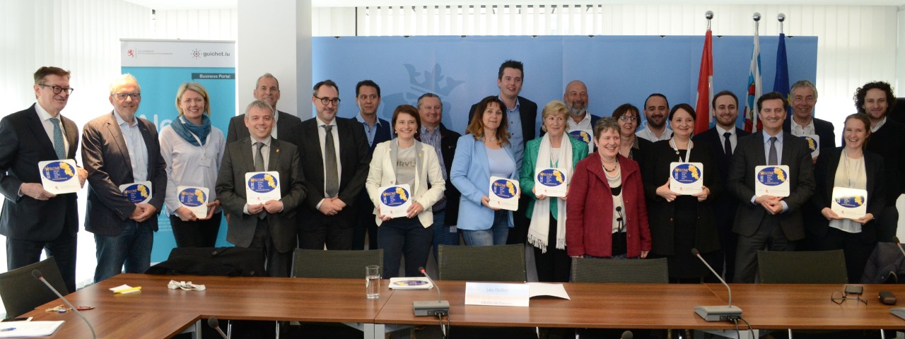 Lex Delles lors de la remise du label "EureWelcome"