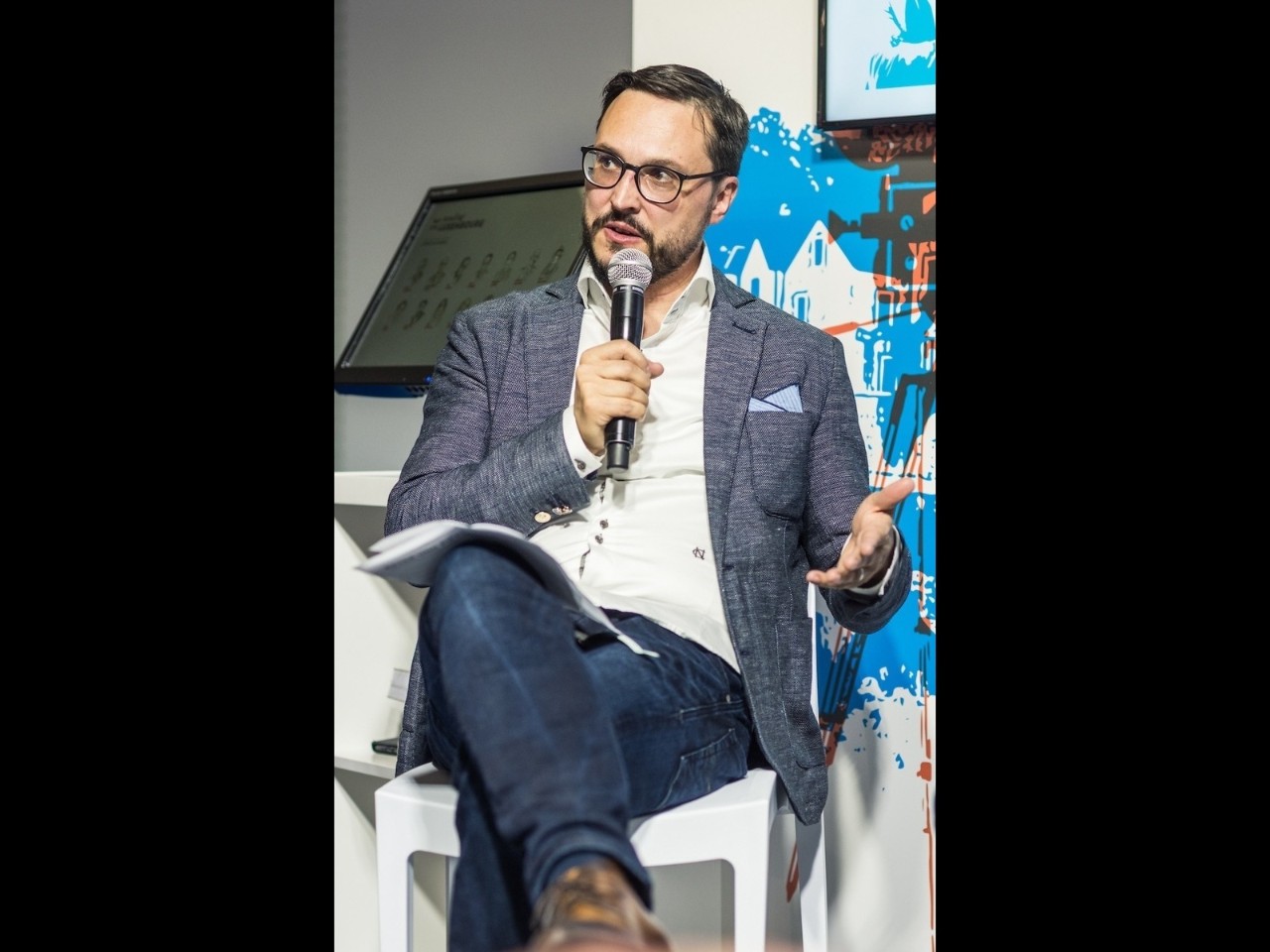 Claude D. Conter, directeur du Centre national de littérature