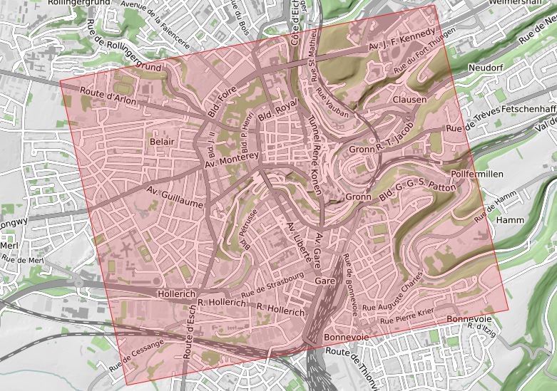 Zone d'interdiction du 22 juin 2019