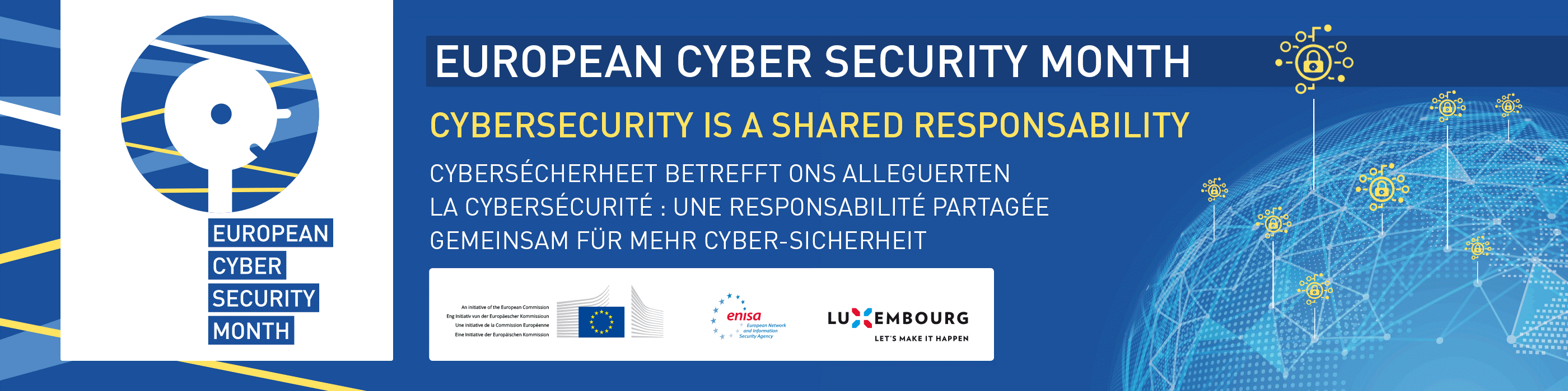 Banner 'European Cybersecurity Month'