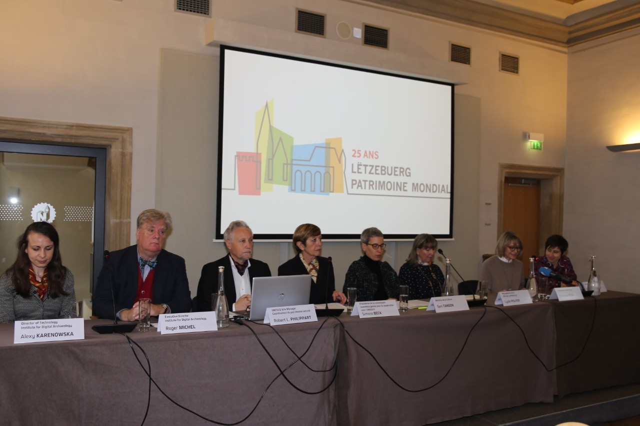 Lancement des festivités de ''25 ans Lëtzebuerg patrimoine mondial'' et dévoilement de la réplique de l'arche de Palmyre