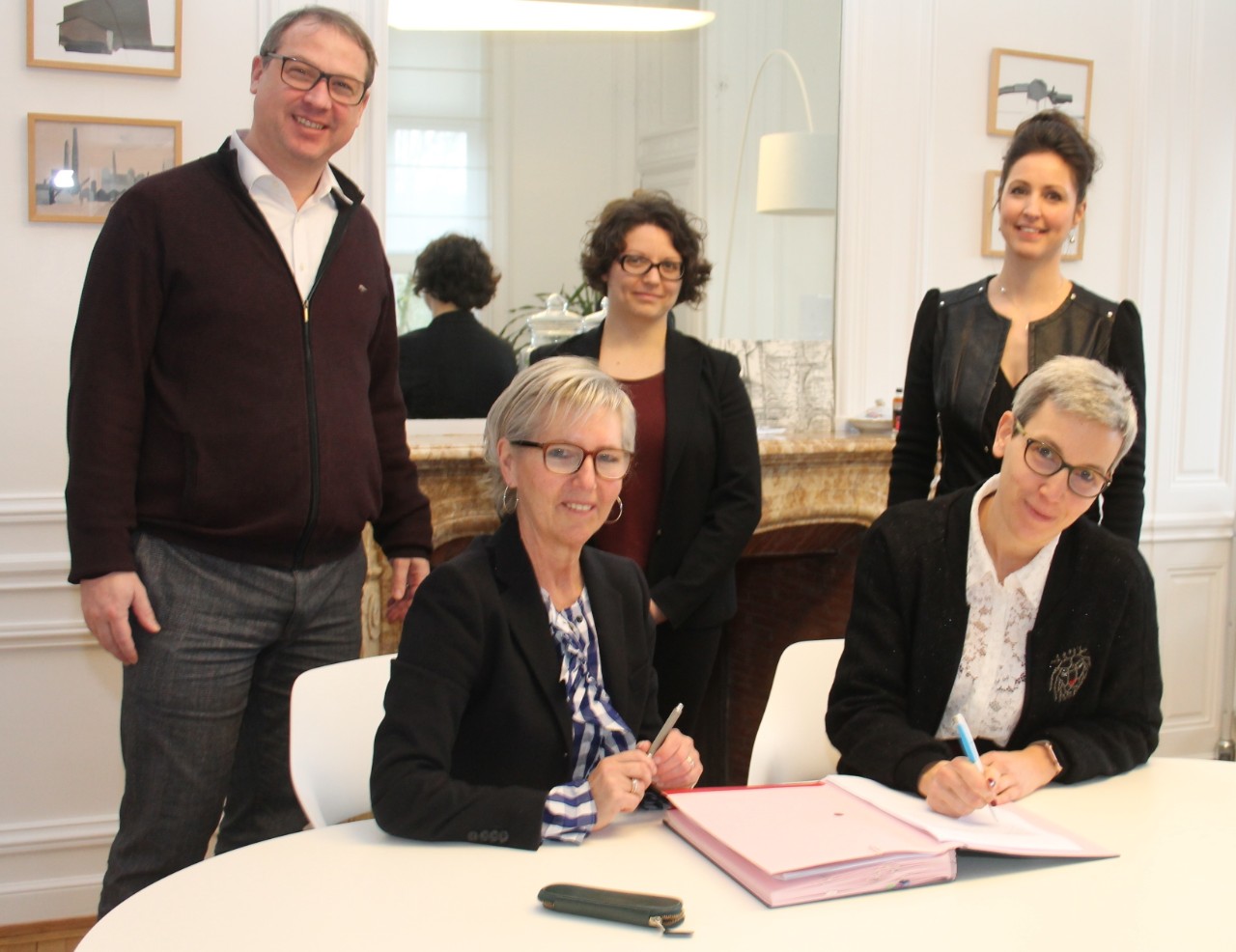 Signature de la convention relative au tableau de tri