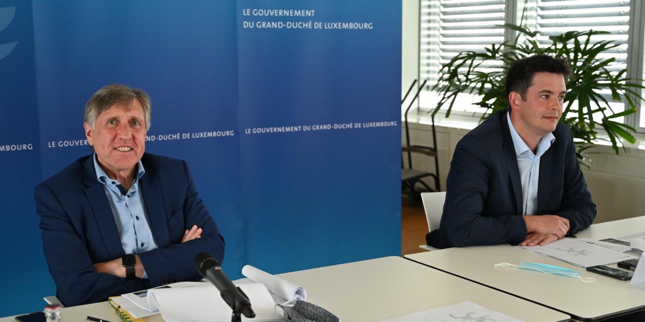 François Bausch et Lex Delles lors de la présentation
