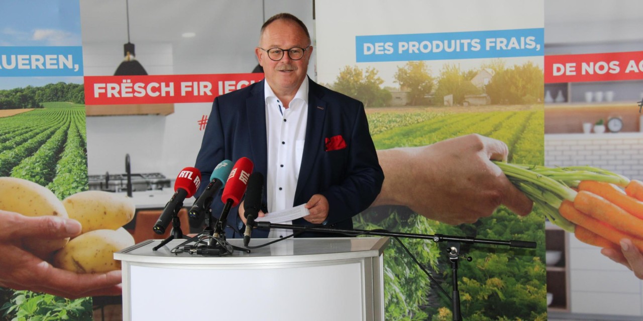 Romain Schneider présente le Plan de relance pour l’agriculture