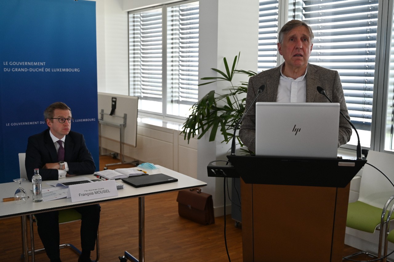 (de g. à dr.) François Mousel (PwC); François Bausch