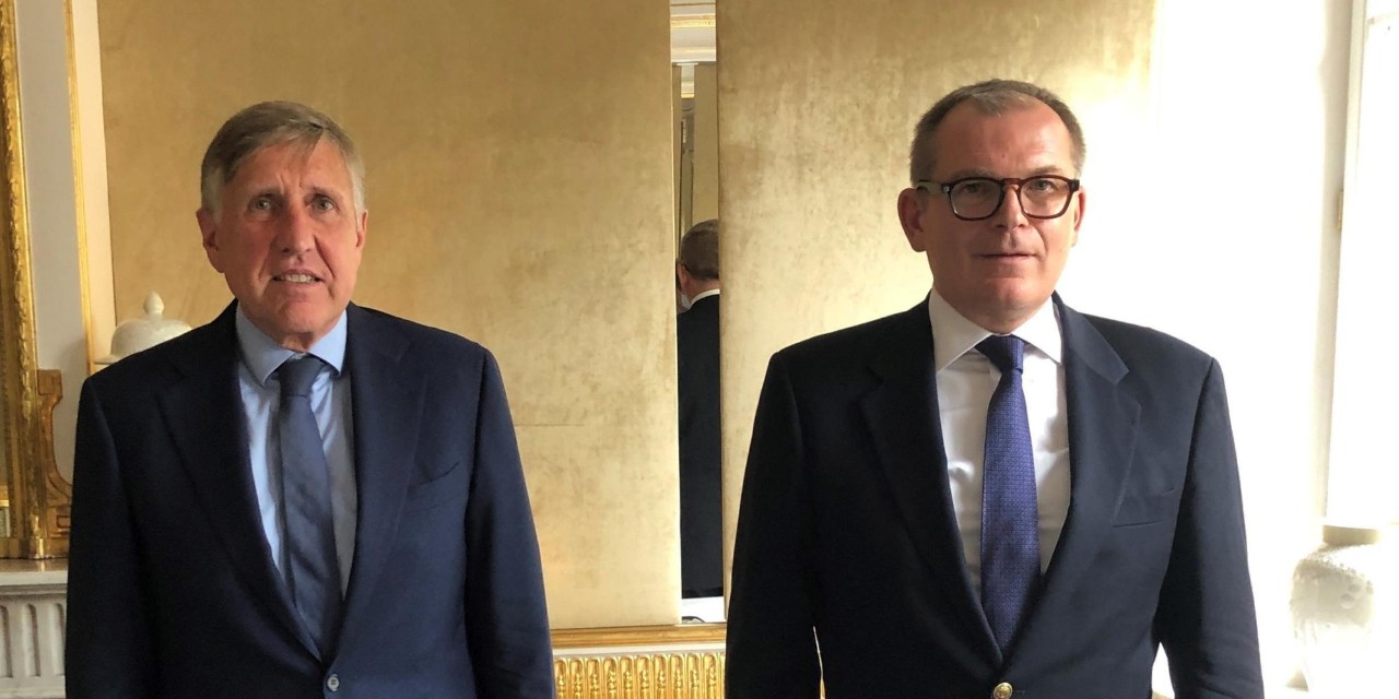 François Bausch avec Jiří Šedivý, directeur exécutif de l'Agence européenne de défense