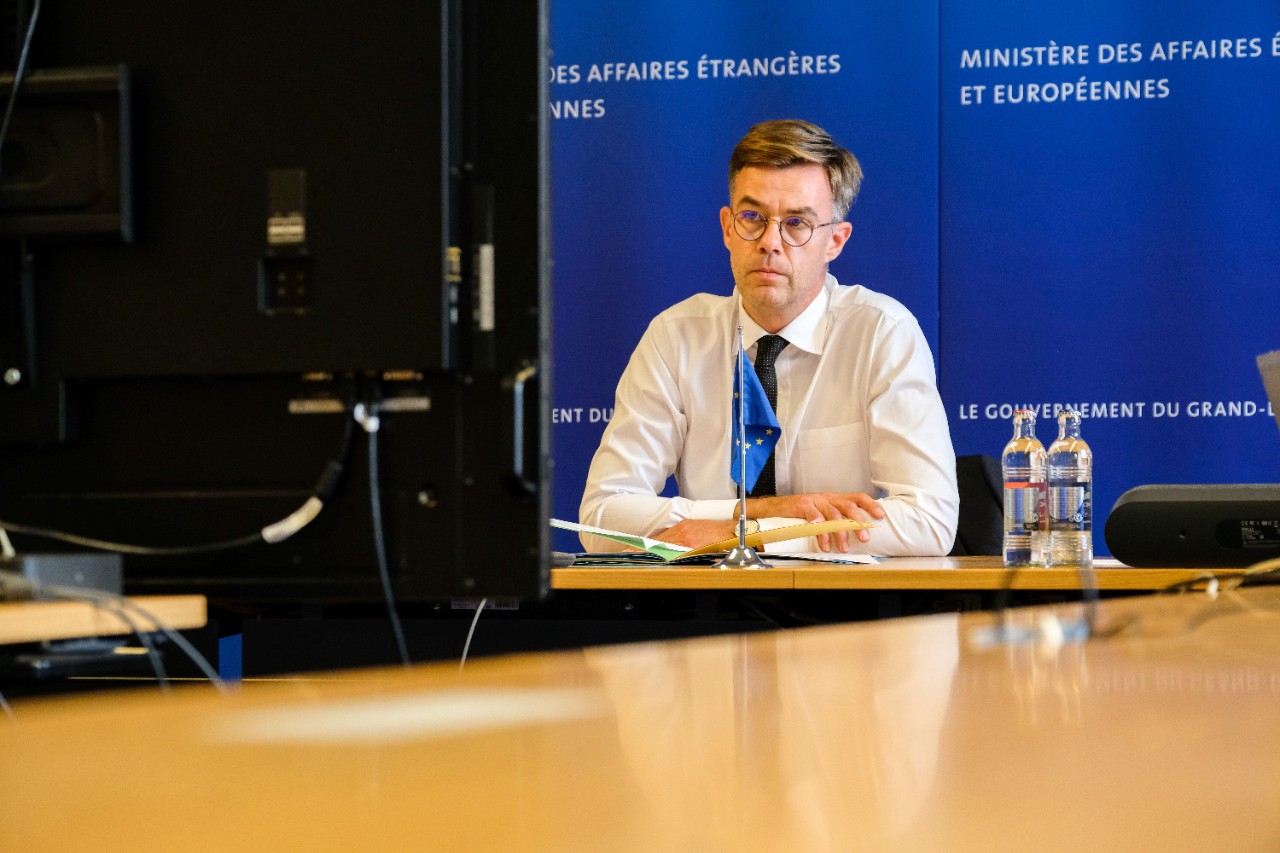 Franz Fayot, ministre de la Coopération et de l'Action humanitaire