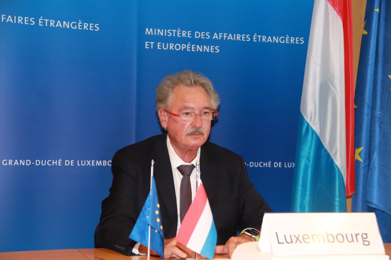Jean Asselborn à la vidéoconférence informelle des ministres des affaires européennes