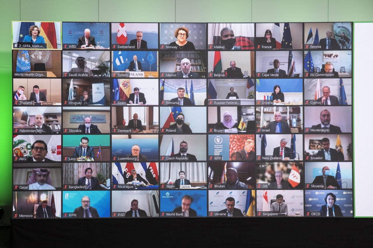 Photo de famille - en mode visioconférence