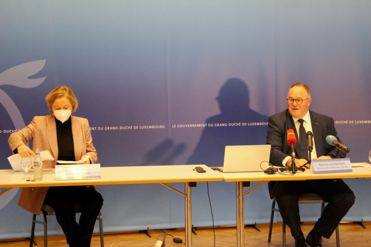 Conférence de presse: Présentation du bilan intermédiaire des 3 premiers groupes de travail du 'Gesondheetsdësch'