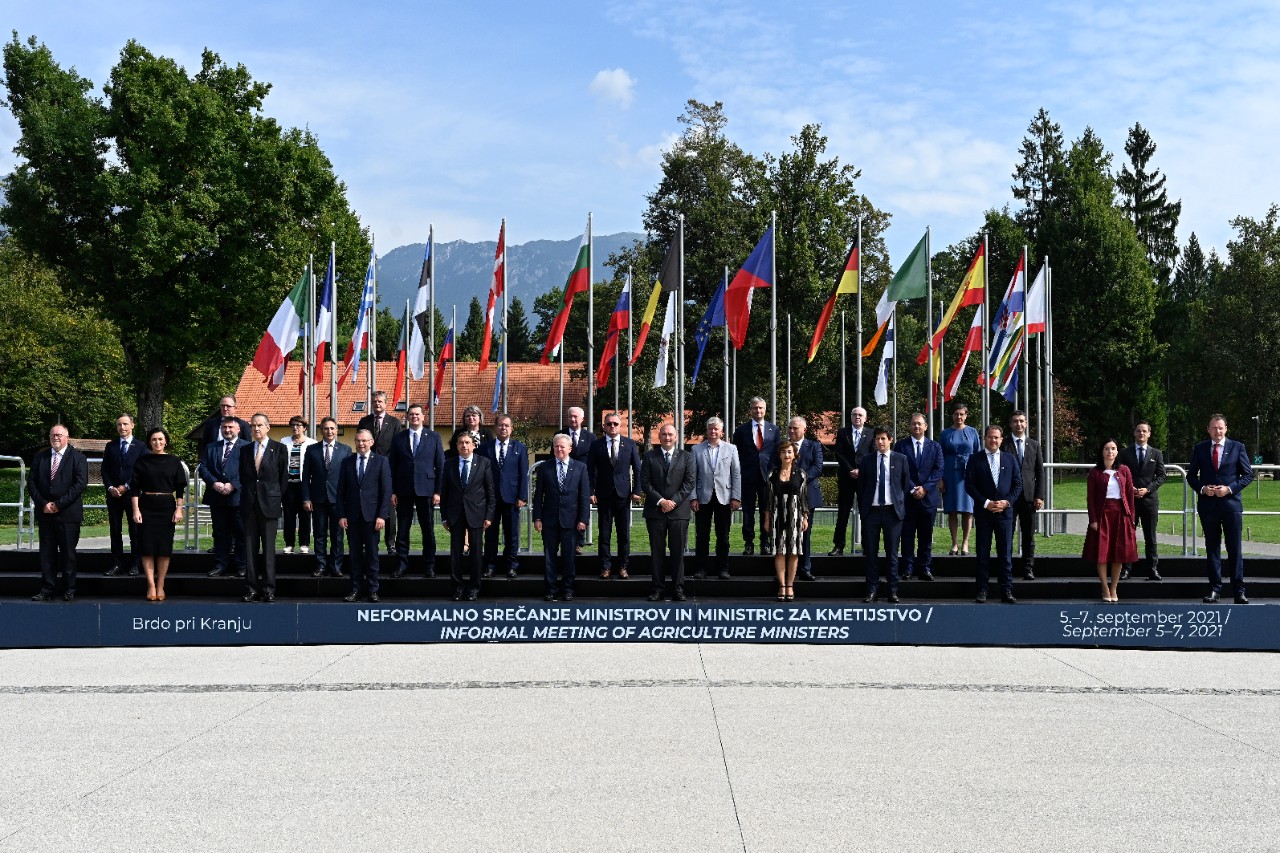 Photo de famille des ministres de l'Agriculture européens