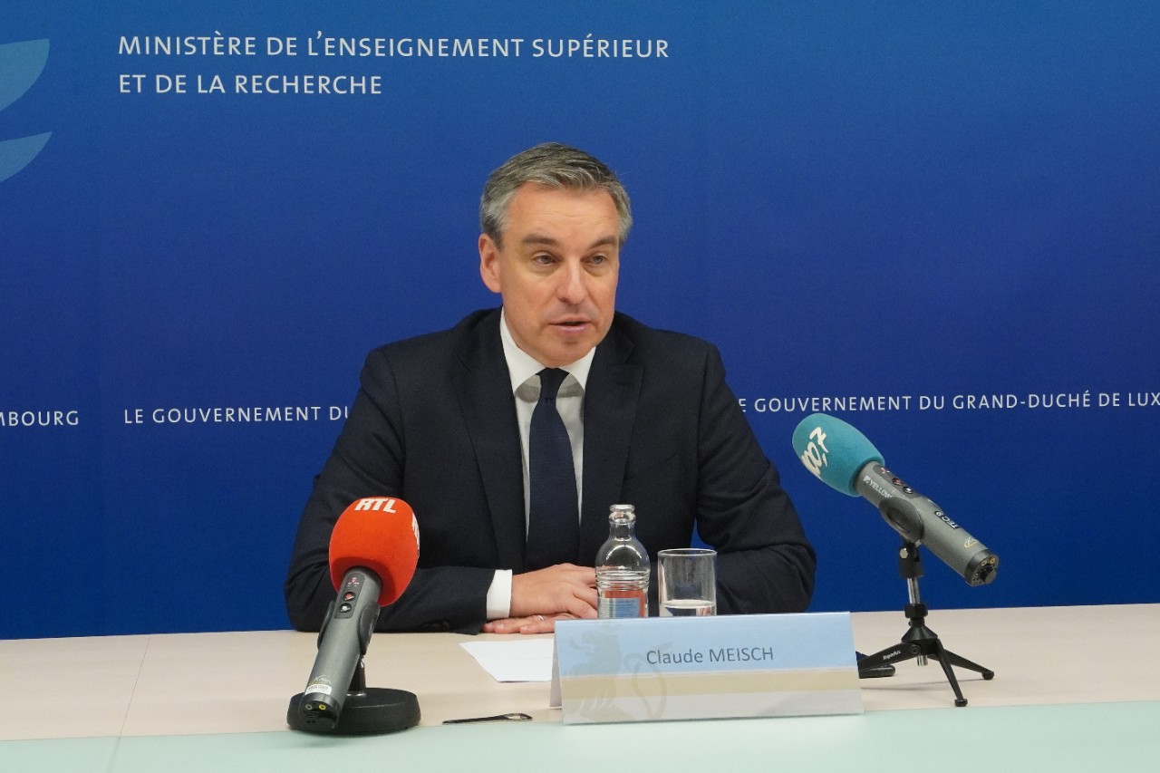 Claude Meisch, ministre de l'Enseignement supérieur et de la Recherche