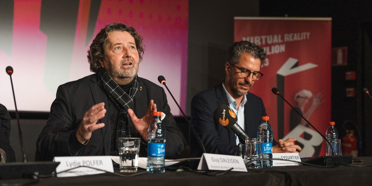 (de g. à dr.) Guy Daleiden, directeur du Film Fund Luxembourg ; Christophe Eyssartier, Country Manager Kinepolis Luxembourg