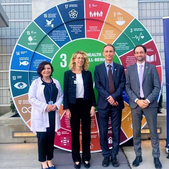 (de g. à dr.) Marguy Kohnen, ministère de l'Environnement, du Climat et du Développement durable ; Joëlle Welfring, ministre de l’Environnement, du Climat et du Développement durable ; Georges Gehl, ministère de l'Environnement, du Climat et du Développement durable ; Sébastien Kieffer, ministère de l'Environnement, du Climat et du Développement durable