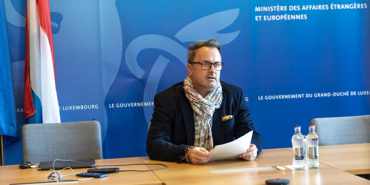 Xavier Bettel, ministre des Affaires étrangères et européennes, de la Coopération et du Commerce extérieur