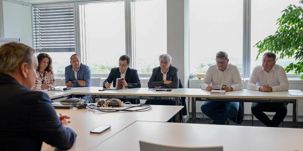 Échange avec les représentants du syndicat CGFP