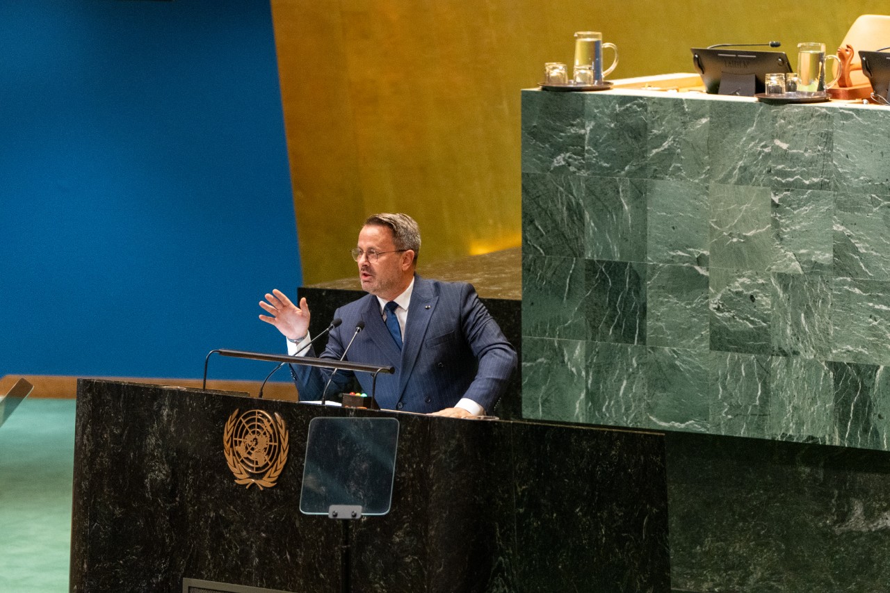 Xavier Bettel aux Nations unies