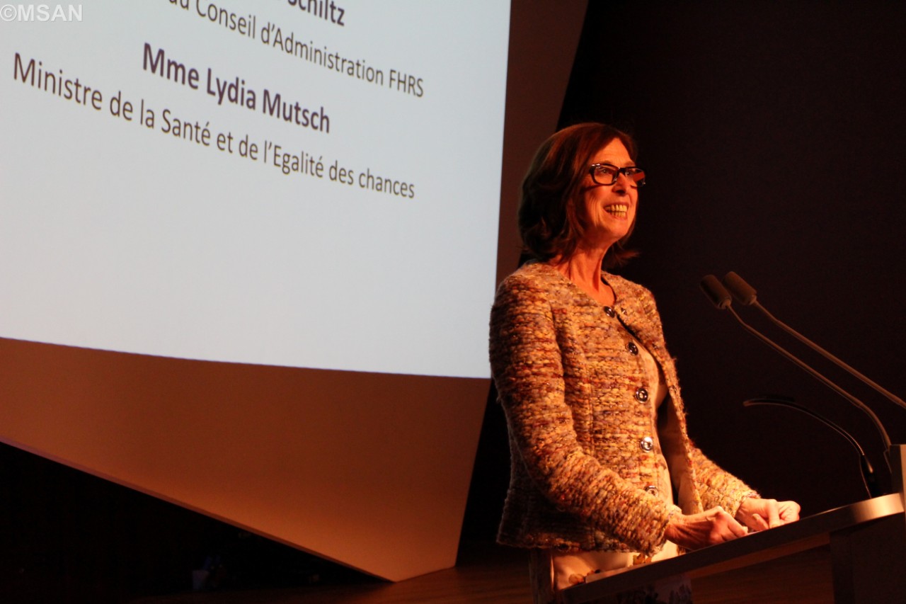 Lydia Mutsch lors de son intervention