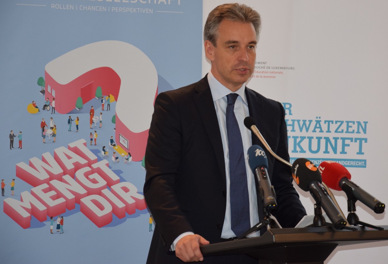 Claude Meisch, ministre de l'Education nationale, de l'Enfance et de la Jeunesse