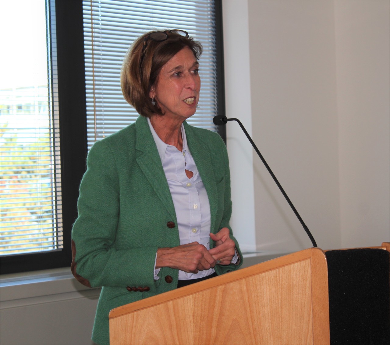 Lydia Mutsch lors de son discours 